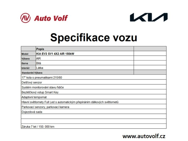 Kia EV3 AIR