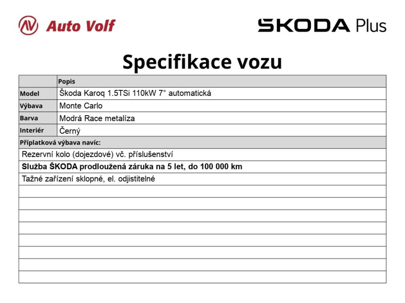 Škoda Karoq Sportline