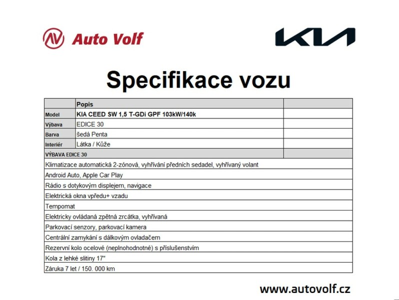 Kia Ceed Edice 30