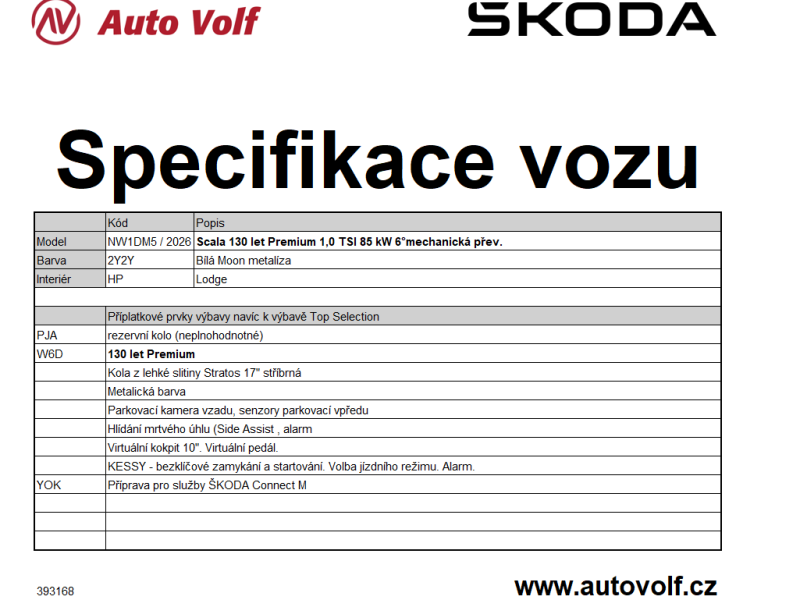 Škoda Scala 130LET Premium