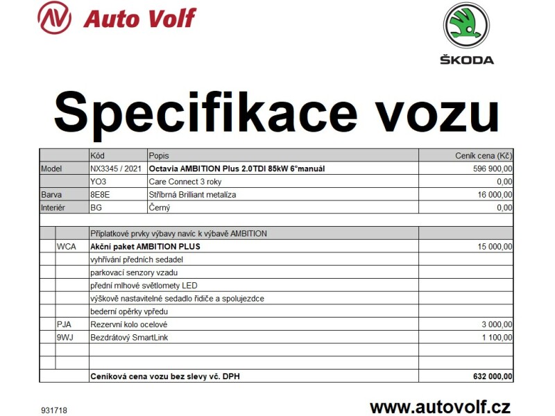 Škoda Octavia Ambition Plus