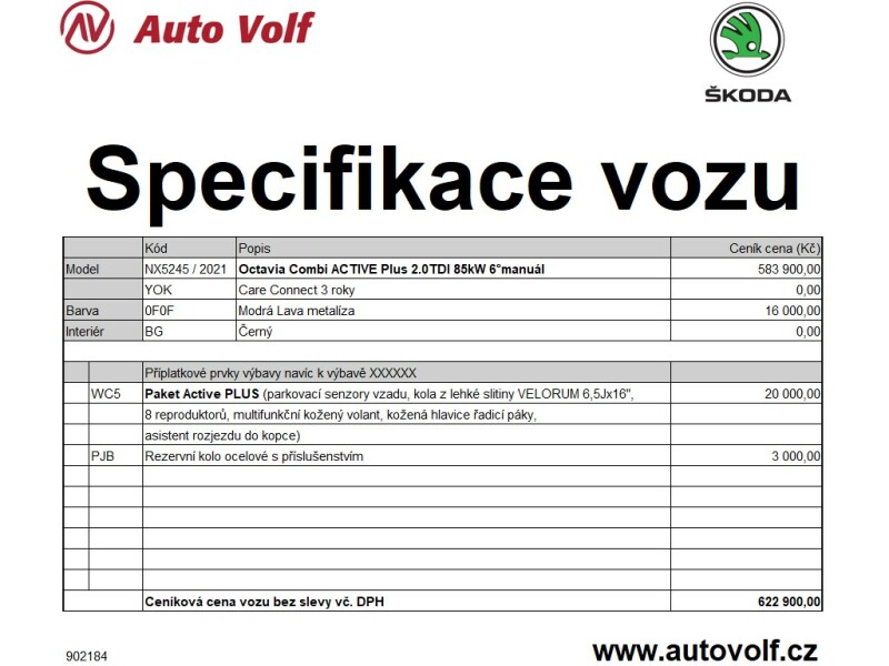 Škoda Octavia Active Plus