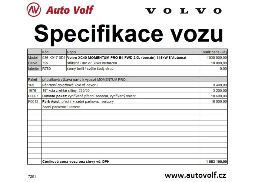Volvo XC40 MOMENTUM PRO