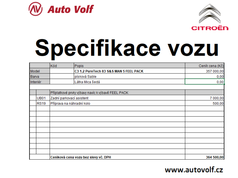 Citroën C3 Feel PACK