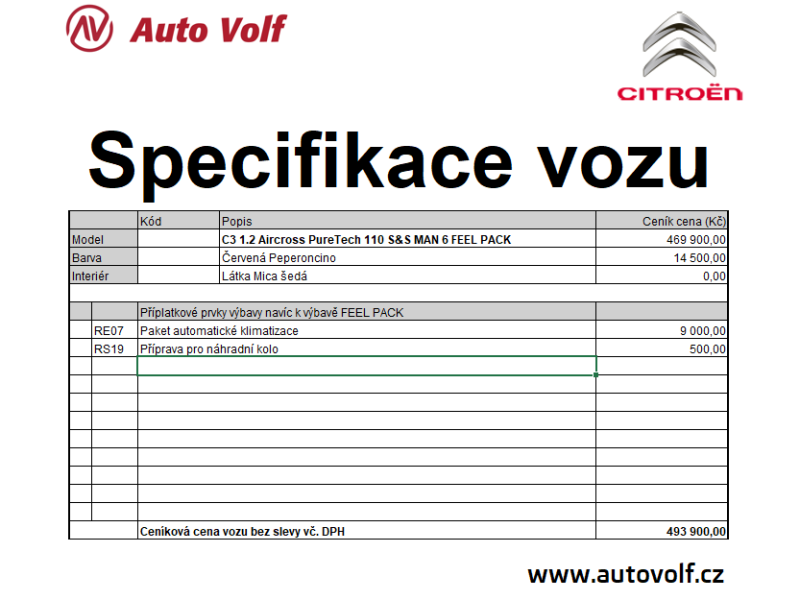 Citroën C3 Aircross Feel PACK