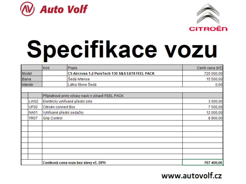 Citroën C5 Aircross Feel PACK