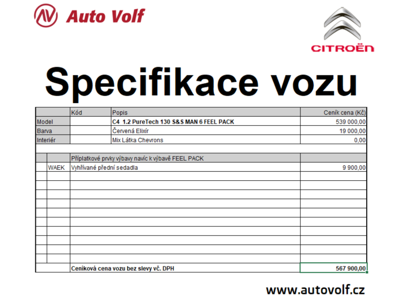 Citroën C4 Feel PACK