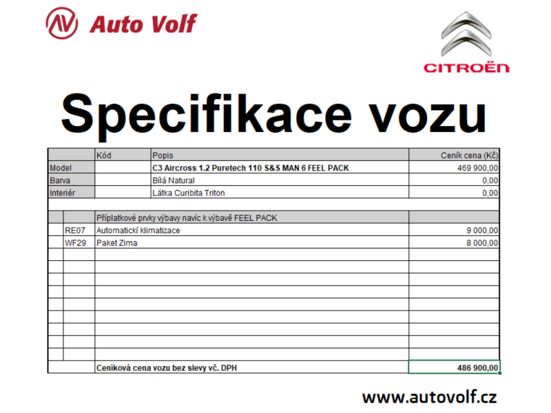 Citroën C3 Aircross Feel PACK