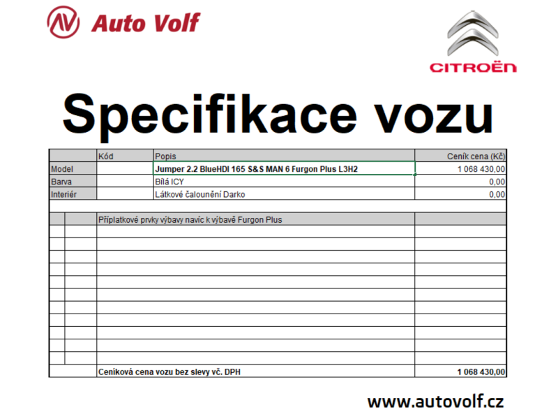 Citroën Jumper 35 L3H2 FG+