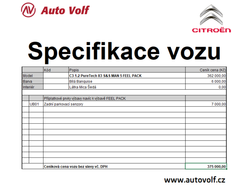 Citroën C3 Feel PACK