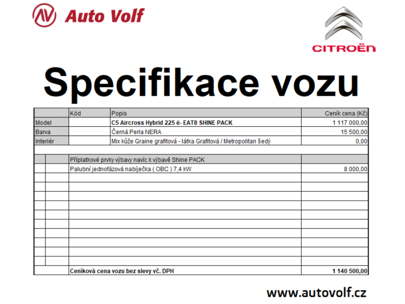 Citroën C5 Aircross Shine Pack