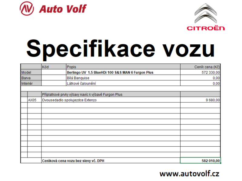 Citroën Berlingo L1 Van+