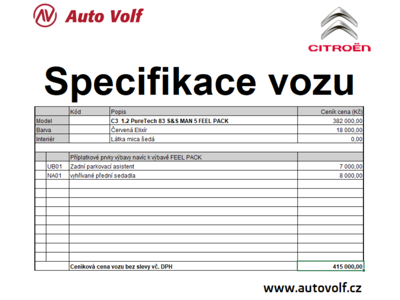 Citroën C3 Feel PACK