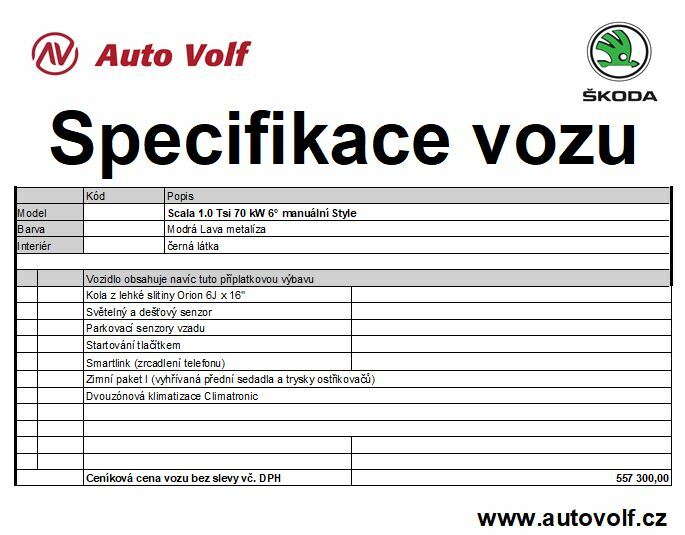 Škoda Scala Style