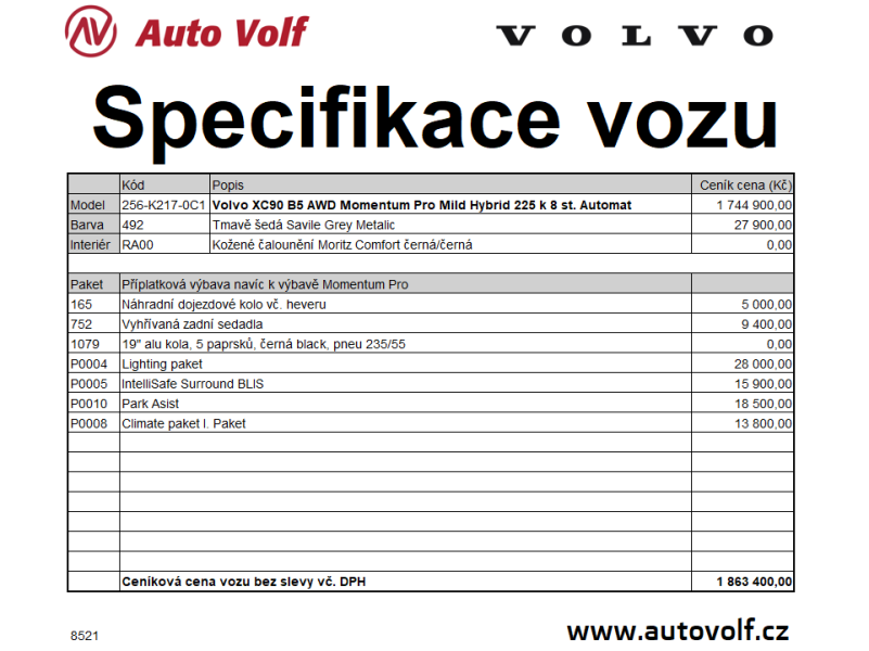 Volvo XC90 MOMENTUM PRO