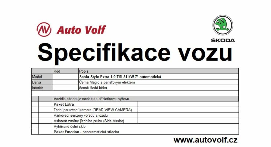 Škoda Scala Style Extra
