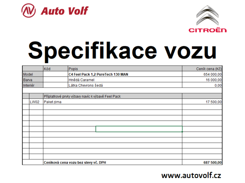 Citroën C4 Feel PACK
