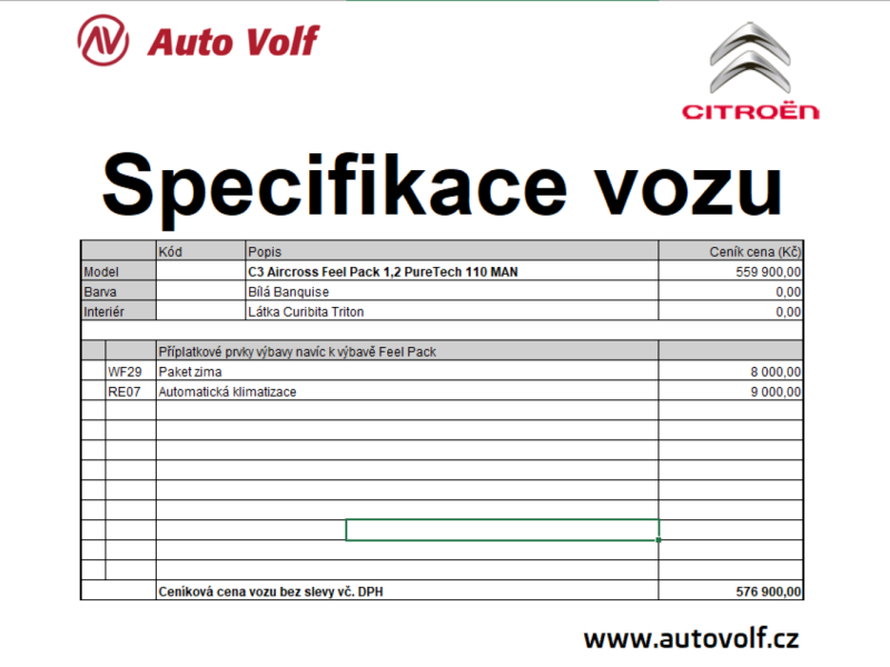 Citroën C3 Aircross Feel PACK