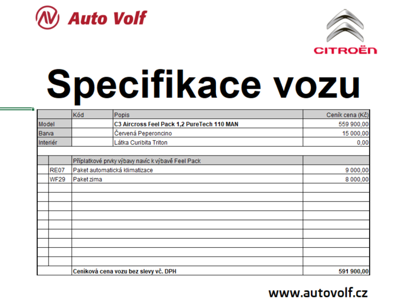 Citroën C3 Aircross Feel PACK