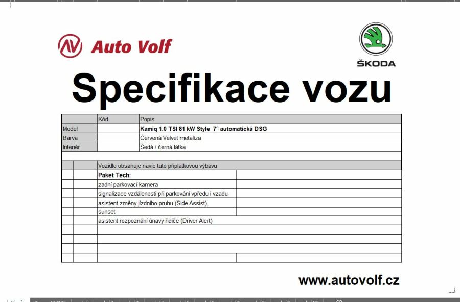 Škoda Kamiq Style