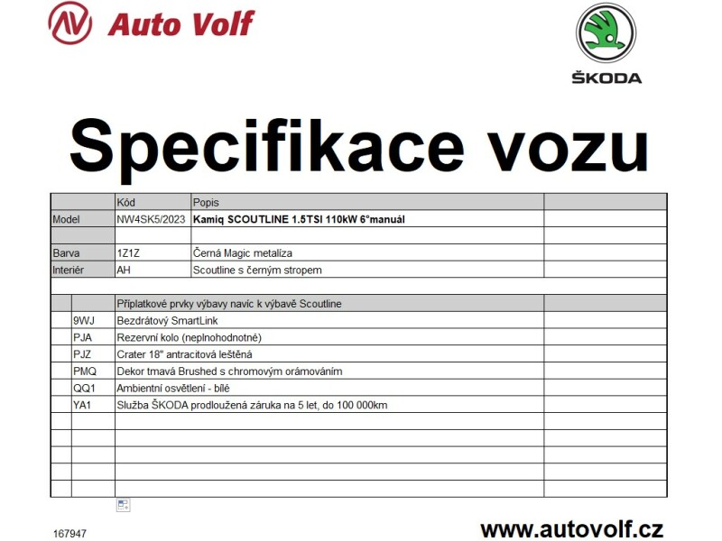 Škoda Kamiq Scoutline