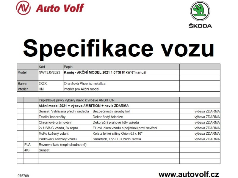 Škoda Kamiq AM2021 - akční model