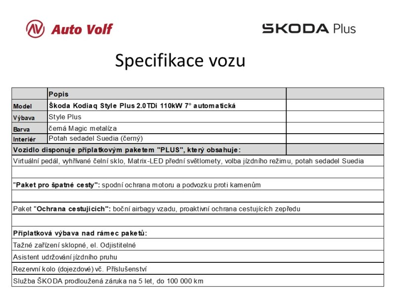 Škoda Kodiaq Style Plus