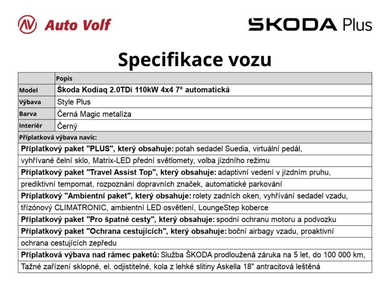 Škoda Kodiaq Style Plus