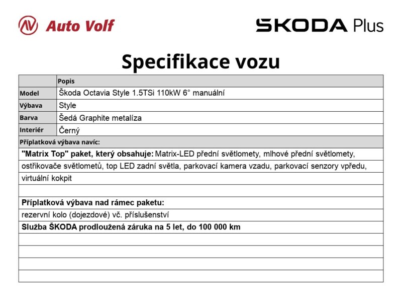 Škoda Octavia Style