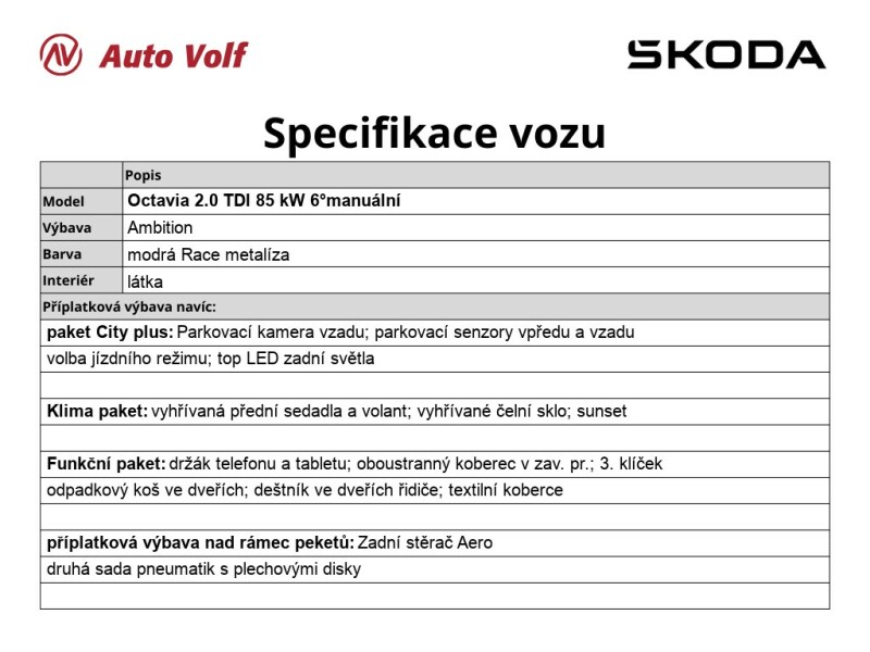 Škoda Octavia Ambition