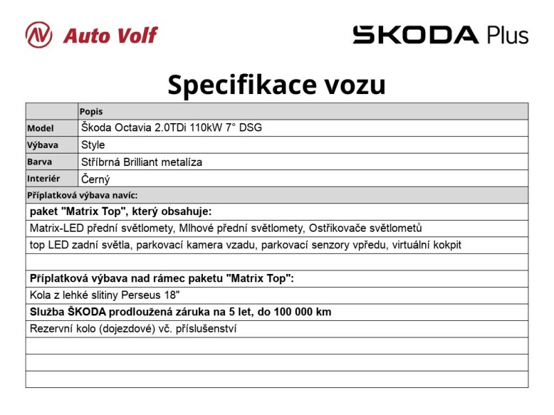 Škoda Octavia Style