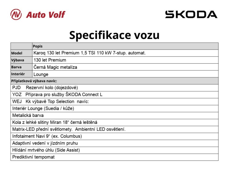 Škoda Karoq 130LET Premium