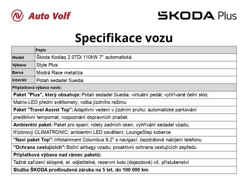 Škoda Kodiaq Style Plus