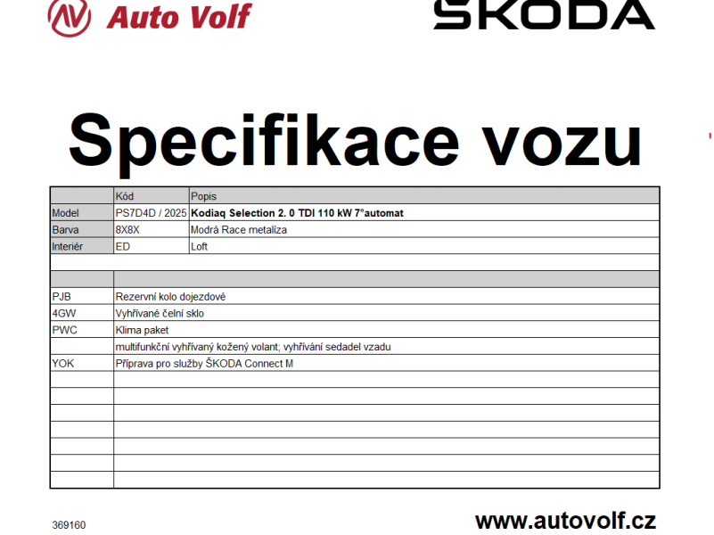 Škoda Kodiaq Selection