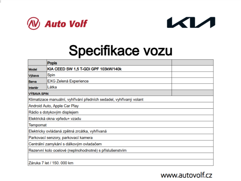 Kia Ceed SPIN