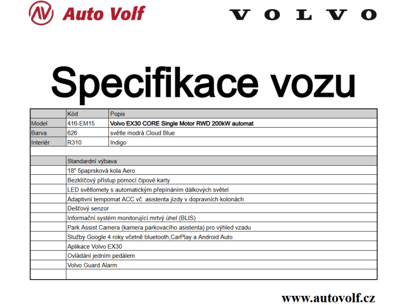 Volvo EX30 CORE