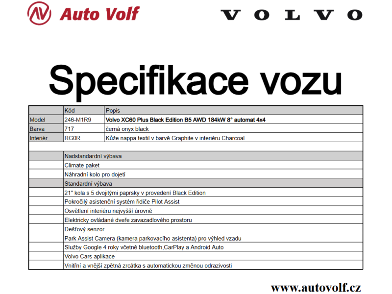 Volvo XC60 BLACK EDITION PLUS